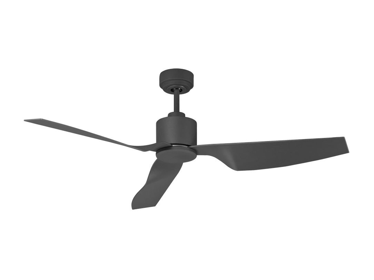 LUCCI AIR 80210527 Climate II Ceiling Fan with Remote Control, Charcoal