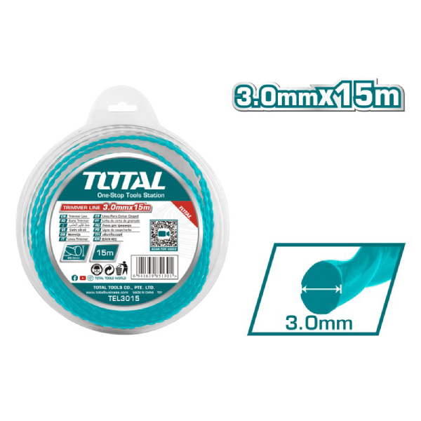 TOTAL TOT-TEL3015 Trimmer Line 3.0 ΜΜ