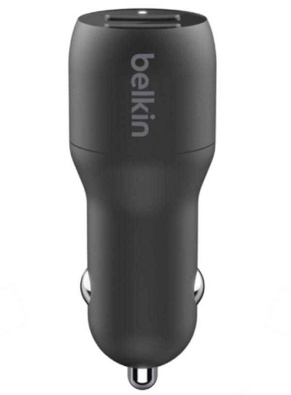 BELKIN CCE001BT1MBK Dual USB-A Car Charger 24W + USB-A To USB-C Cable | Belkin| Image 2