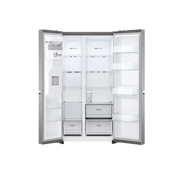 LG GSLV51PZXE Refrigerator Side by Side, Silver | Lg| Image 2