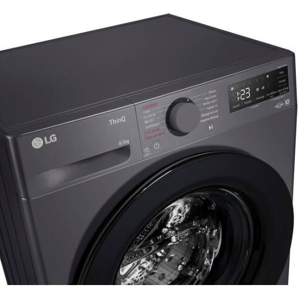 LG F2WV308S6AB Wi-Fi Washing Machine Slim 8.5 kg, Dark Silver | Lg| Image 2