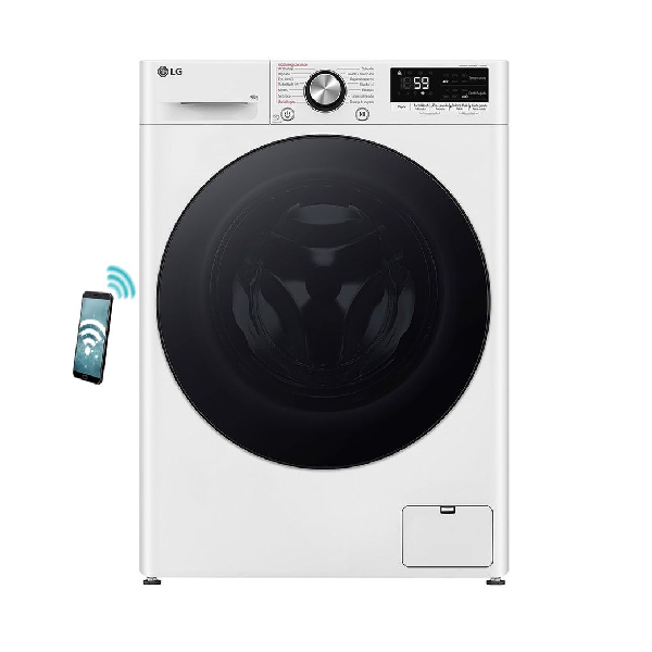 LG F4R7009TSWB Washing Machine 9Kg, White | Lg| Image 2