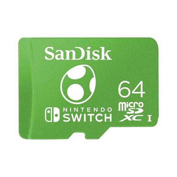 SANDISK SDSQXAO-064G-GN6ZN Nintendo Switch Micro SD Κάρτα Μνήμης, 64 GB