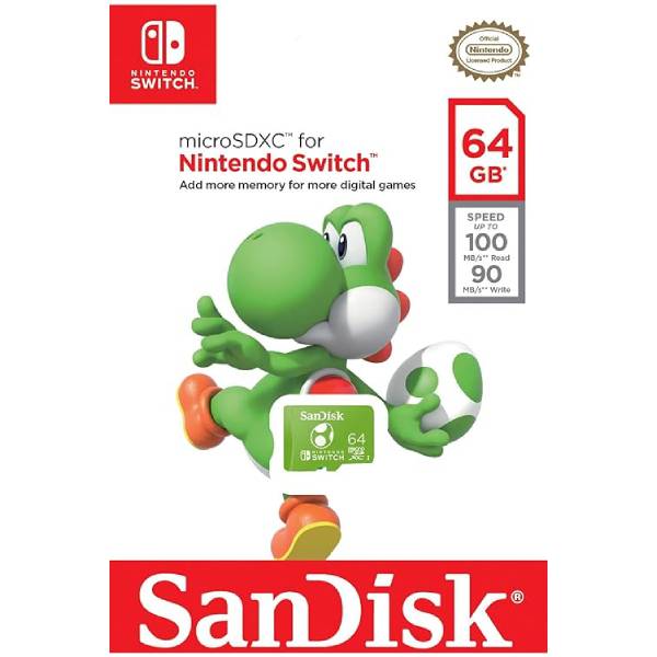 SANDISK SDSQXAO-064G-GN6ZN Nintendo Switch Micro SD Memory Card, 64 GB | Sandisk| Image 2