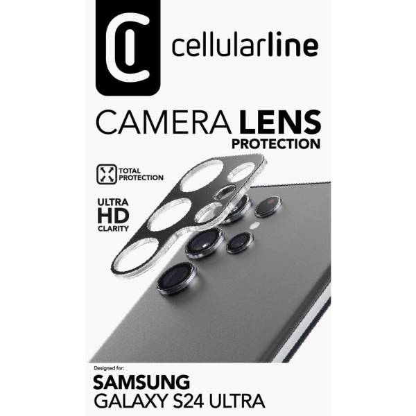 CELLULARLINE Camera Protector Glass For Samsung Galaxy S24 Ultra Smartphone | Cellular-line| Image 3
