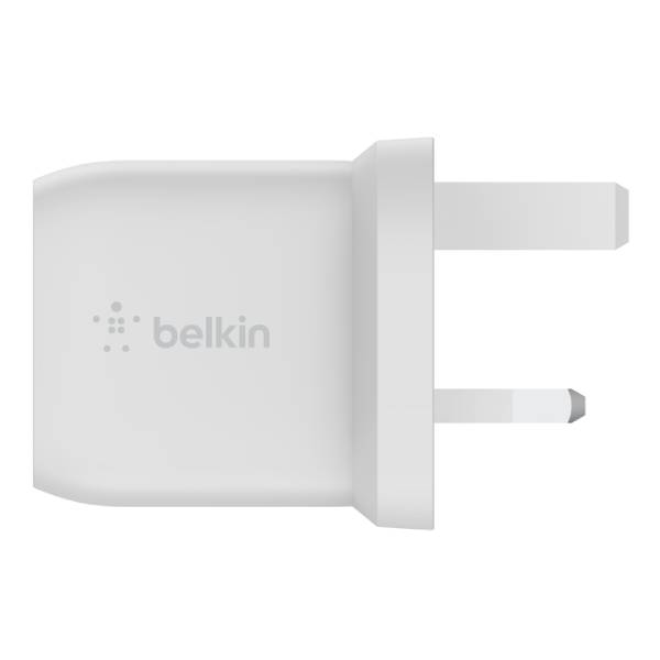BELKIN WCH011MYWH Multipower Charger with Dual Ports 45 Watt UK, White | Belkin| Image 3