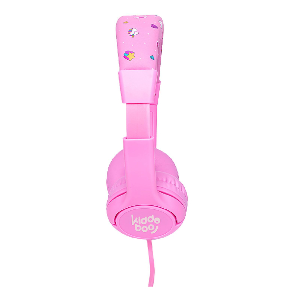 KIDDOBOO KBHP03 On-Ear Headphones for Kids, Pink | Kiddoboo| Image 3