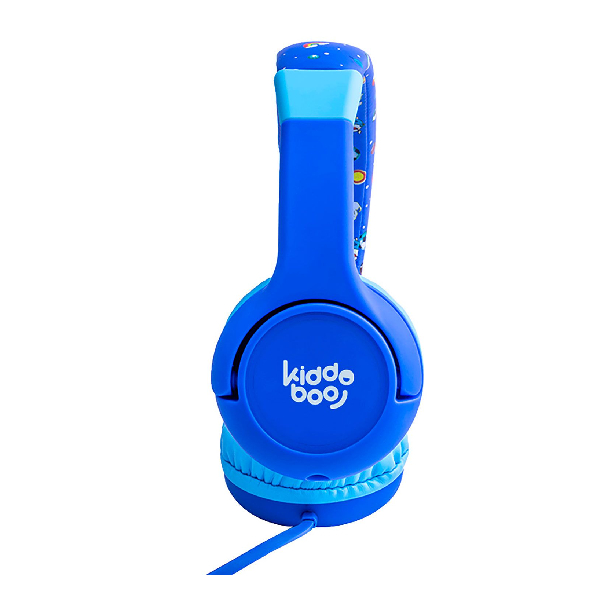 KIDDOBOO KBHP03 On-Ear Headphones for Kids, Blue  | Kiddoboo| Image 3