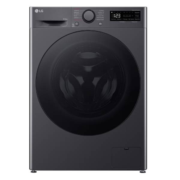 LG D4R5009TSMB Washer & Dryer 9/6KG, Dark Silver