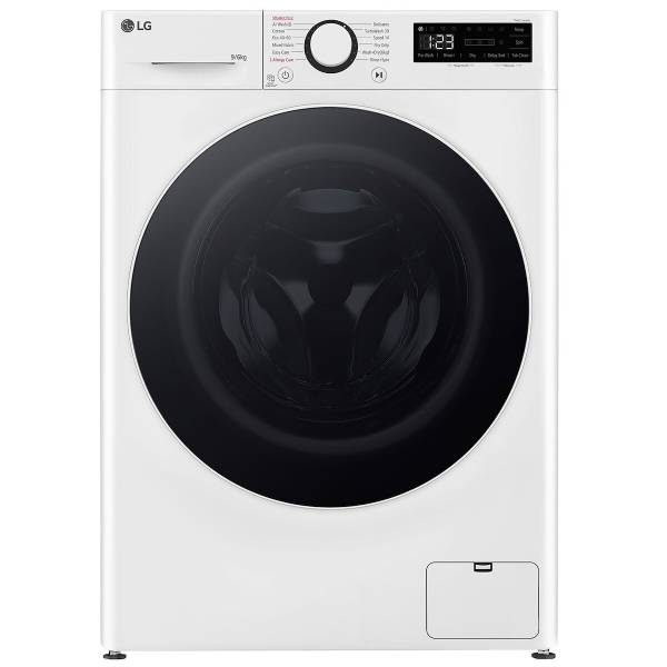 LG D4R5009TSWW Washer & Dryer 9/6KG, White