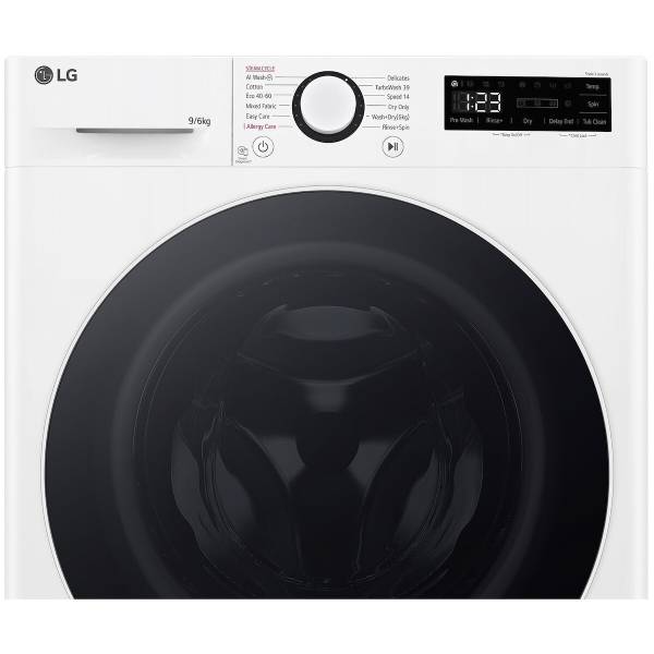 LG D4R5009TSWW Washer & Dryer 9/6KG, White | Lg| Image 2