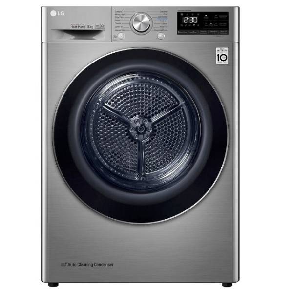 LG RC80V9EV2W Dryer 8kg, Ιnox