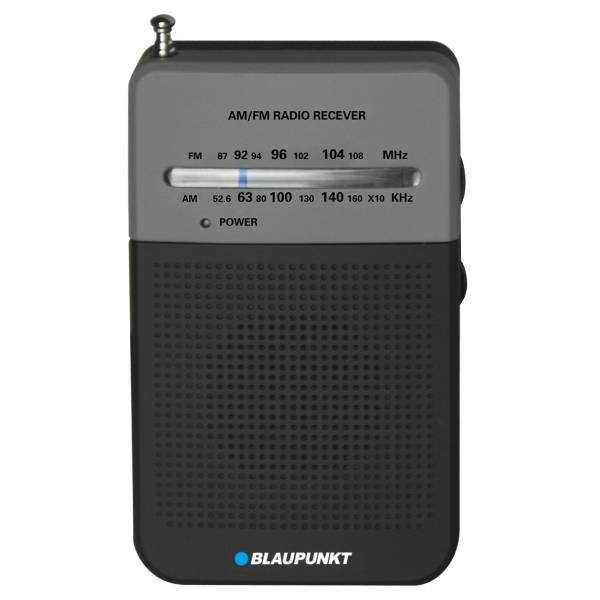 BLAUPUNKT PR3BK Portable Pocket Radio, Black