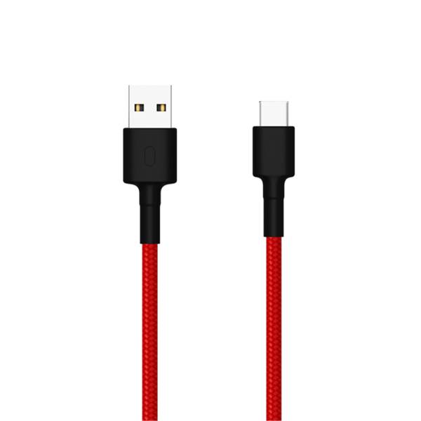 XIAOMI SJV4110GL Cable USB 2.0 Τype-A to Τype-C 1 m, Red
