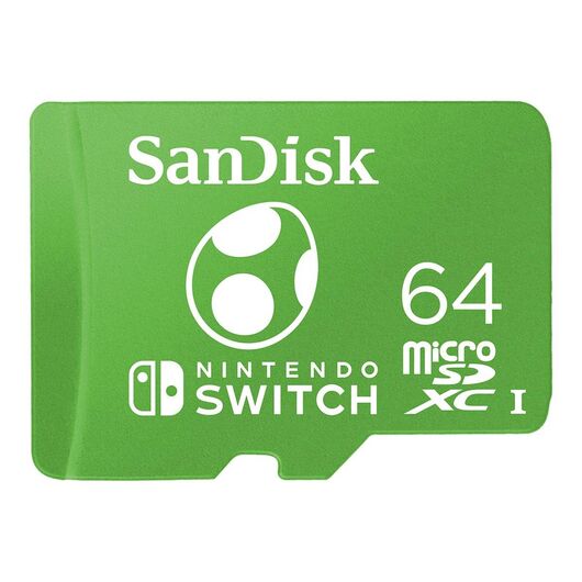 SANDISK SDSQXAO-064G-GN6ZN Nintendo Switch Micro SD Memory Card, 64 GB