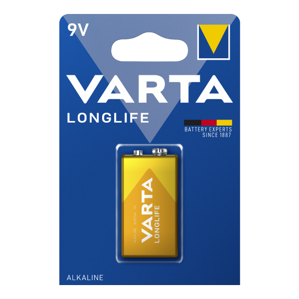VARTA Αλκαλικές Long Life Μπαταρίες 9V