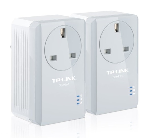 TP-LINK TL-PA4010P KIT ΑV500 Powerline Adapter with AC Pass Through