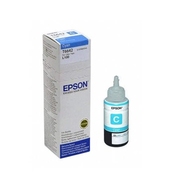 EPSON T6642  Ink Cartridge, Cyan