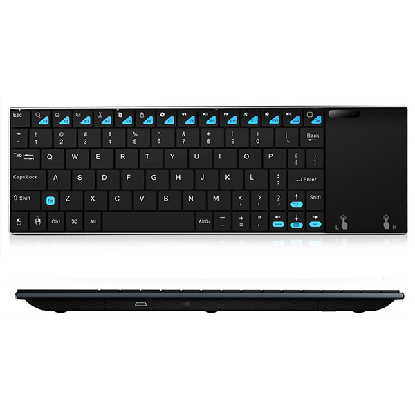 MINIX Neo K2 Wireless Keyboard and Touchpad, Black | Minix| Image 2