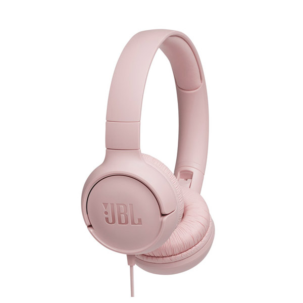 JBL T500 Wired Headset, Pink