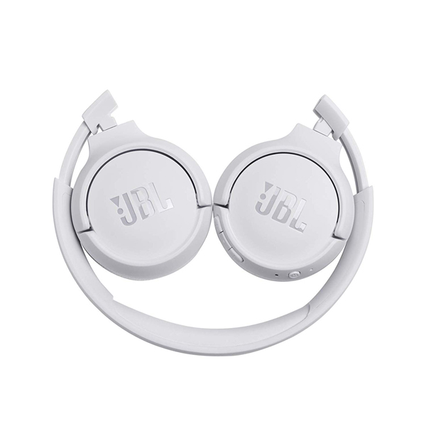 JBL T500BT  On Ear Bluetooth Wireless Headphones with Built-In Remote/Microphone, White | Jbl| Image 3
