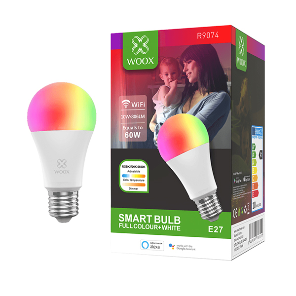 WOOX R9074 Smart Led Wi-Fi Bulb, color | Woox| Image 2