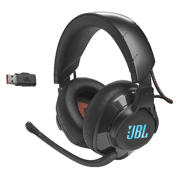 JBL Quantum 610 Over-Ear Wireless Headphones, Black