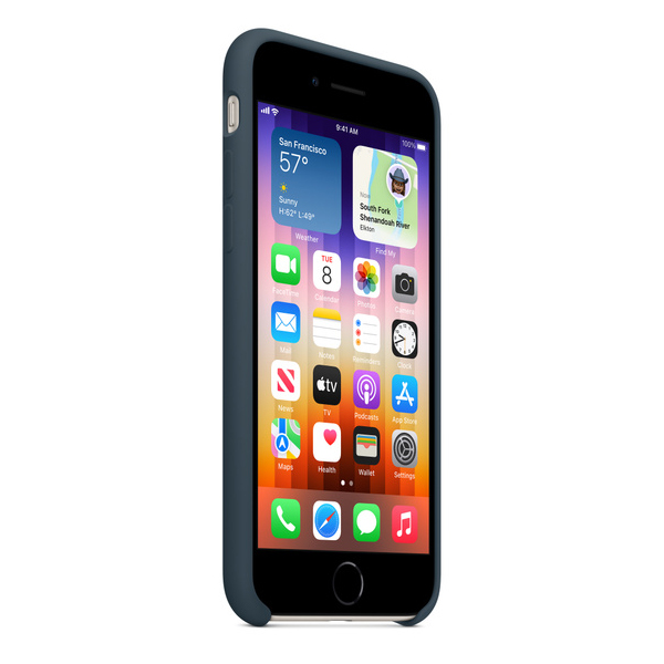 APPLE MN6F3ZM/A Θήκη Σιλικόνης για iPhone SE Smartphone, Αbyss Μπλε | Apple| Image 3