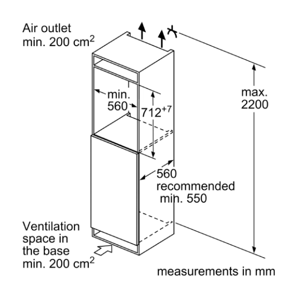 BOSCH GIV11AFE0 Built-in Upright Freezer | Bosch| Image 3