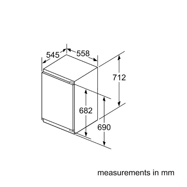 BOSCH GIV11AFE0 Built-in Upright Freezer | Bosch| Image 4