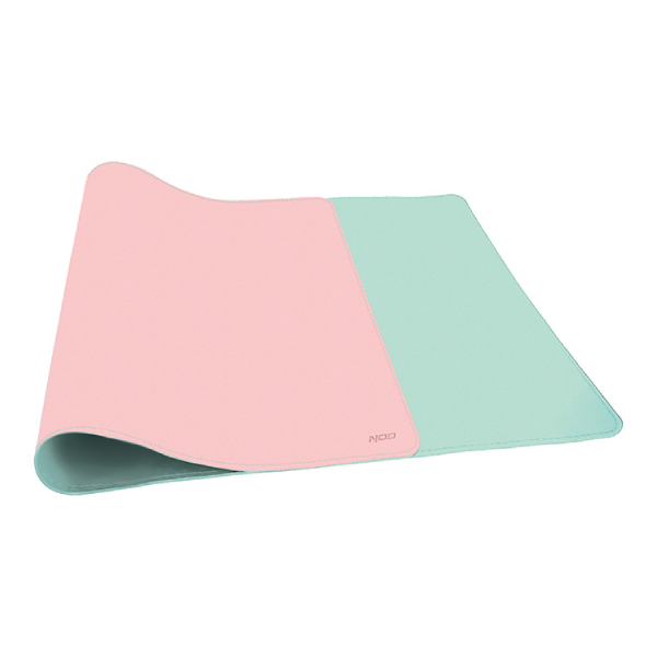 NOD STATUS XL Double-sided Mousepad, Pink / Green
