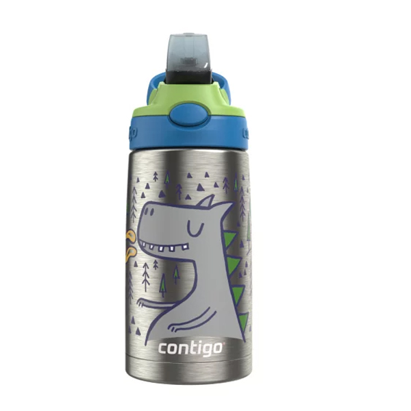 CONTIGO Matcha Dragon Kids Water Bottle, 420 ml