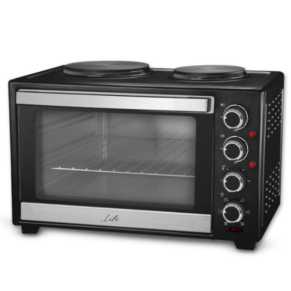 LIFE 221-0153 Mini Oven with 2 Hobs | Life