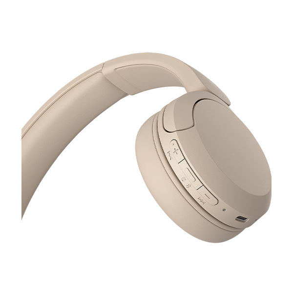 SONY WHCH520C.CE7 On-Ear Ασύρματα Ακουστικά, Μπεζ | Sony| Image 3