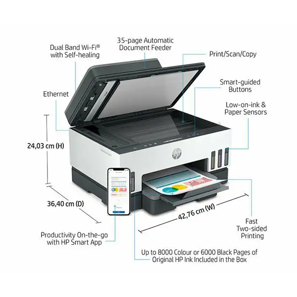 HP Smart Tank 750 All in One Printer | Hp| Image 4
