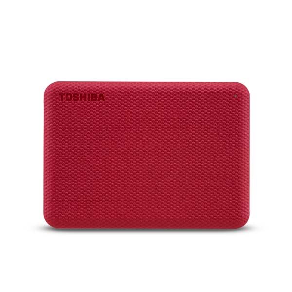 TOSHIBA HDTCA10ER3AA Canvio Advance Εξωτερικός Σκληρός Δίσκος 1ΤΒ, Κόκκινο | Toshiba