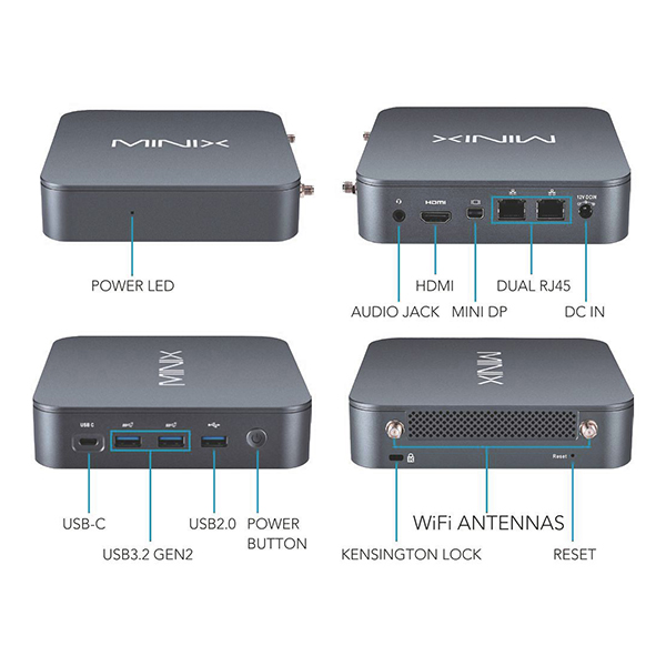 MINIX J51-C8 MAX Επιτραπέζιος Mini Υπολογιστής | Minix| Image 4