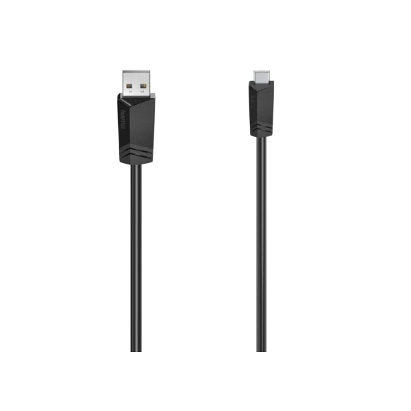 HAMA 00200605 USB 2.0 to Mini-USB Cable, 0.75m