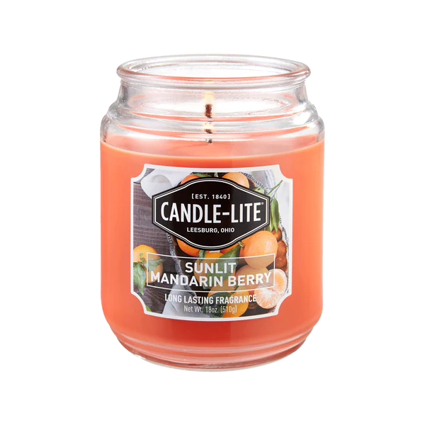 CANDLE-LITE Sunlit Mandarin Berry Scented Candle | Candle-lite| Image 4