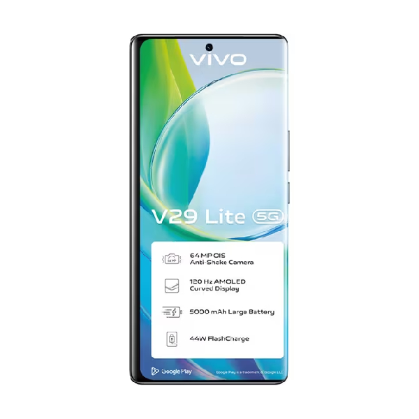 VIVO V29 Lite 5G Smartphone 128GB, Μαύρο | Vivo| Image 2