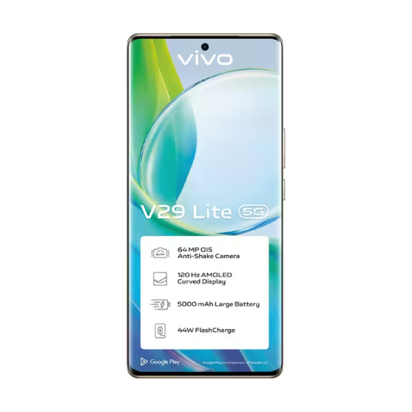 VIVO V29 Lite 5G Smartphone 128GB, Gold | Vivo| Image 2