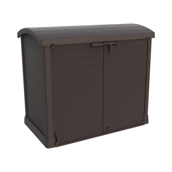 DURAMAX 86632-1200L ARC Outdoor Storage Cabinet 145X82.5X125 cm Brown | Duramax