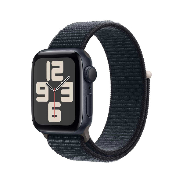 APPLE Smartwatch SE GPS 40 mm, Midnight Aluminium με Midnight Sport Loop Λουράκι One Size | Apple| Image 2