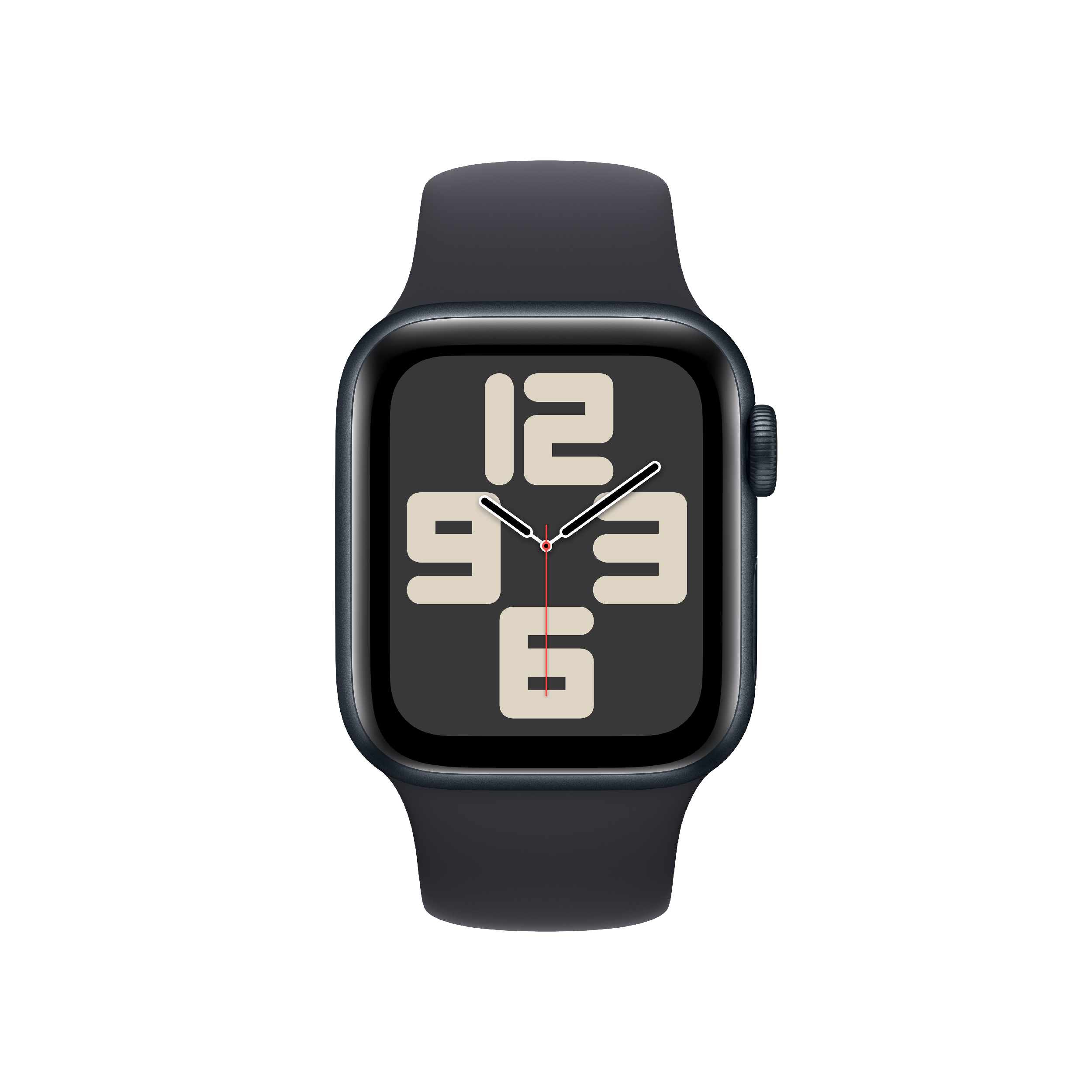 APPLE Smartwatch SE GPS 44 mm, Midnight Aluminium με Midnight Sport Band Λουράκι S/M | Apple