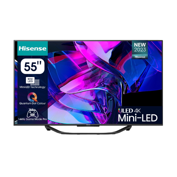 HISENSE 55U7KQ QLED MINI LED 4K UHD Smart Τηλεόραση, 55"
