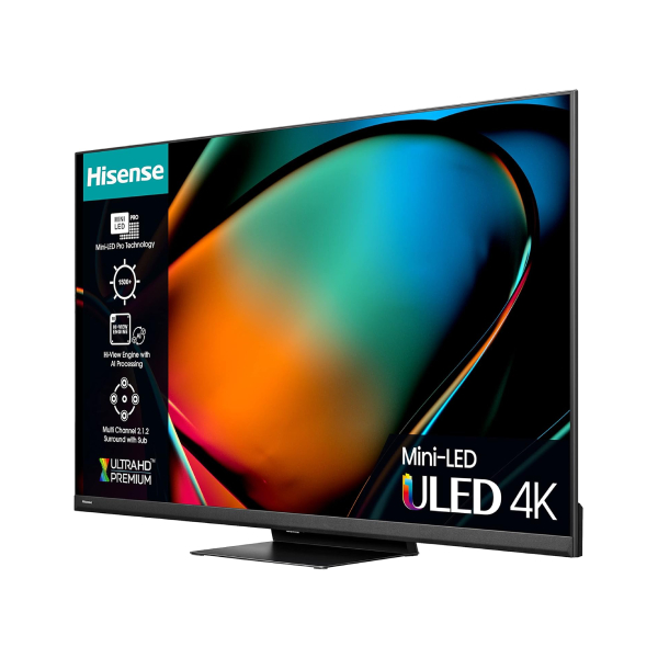 HISENSE 55U8KQ QLED MINI LED 4K UHD Smart TV, 55" | Hisense| Image 3