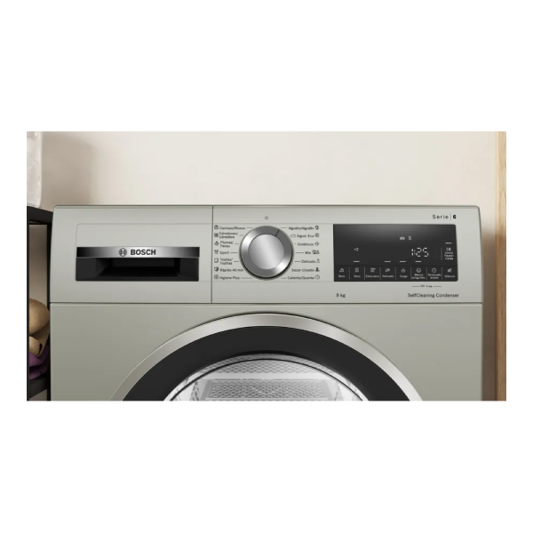 BOSCH WQG2450XES Dryer with Heat Pump 9 kg, Inox | Bosch| Image 2