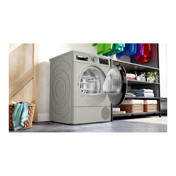 BOSCH WQG2450XES Dryer with Heat Pump 9 kg, Inox | Bosch| Image 3