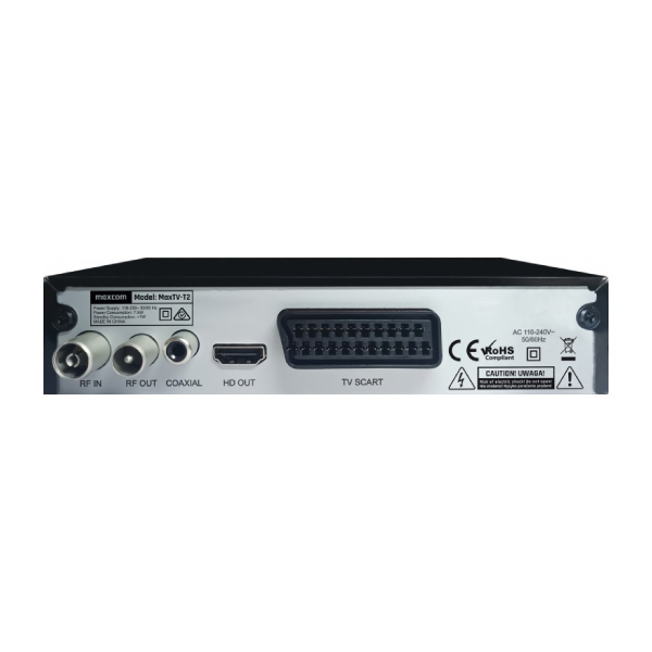 MAXCOM MAXTV-T2 Digital Receiver MPG4 | Other| Image 2