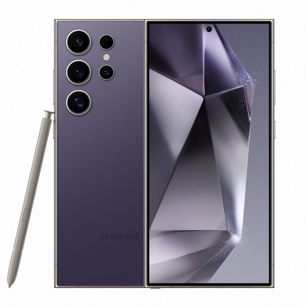 SAMSUNG Galaxy S24 Ultra 5G 256GB Smartphone, Titanium Violet